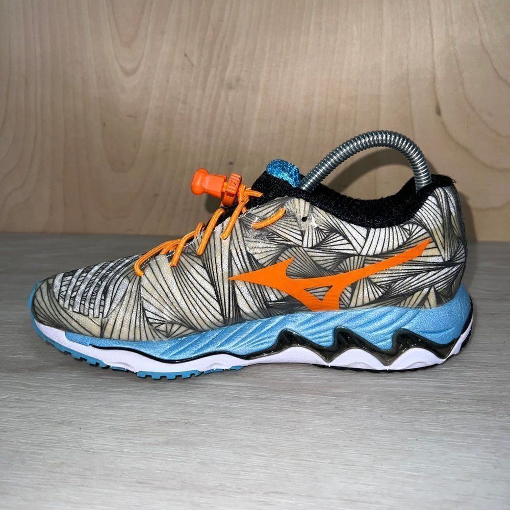 ‎Mizuno Wave Paradox 4 White/Black/Orange/Blue Women's 6.5 - Picture 5 of 10